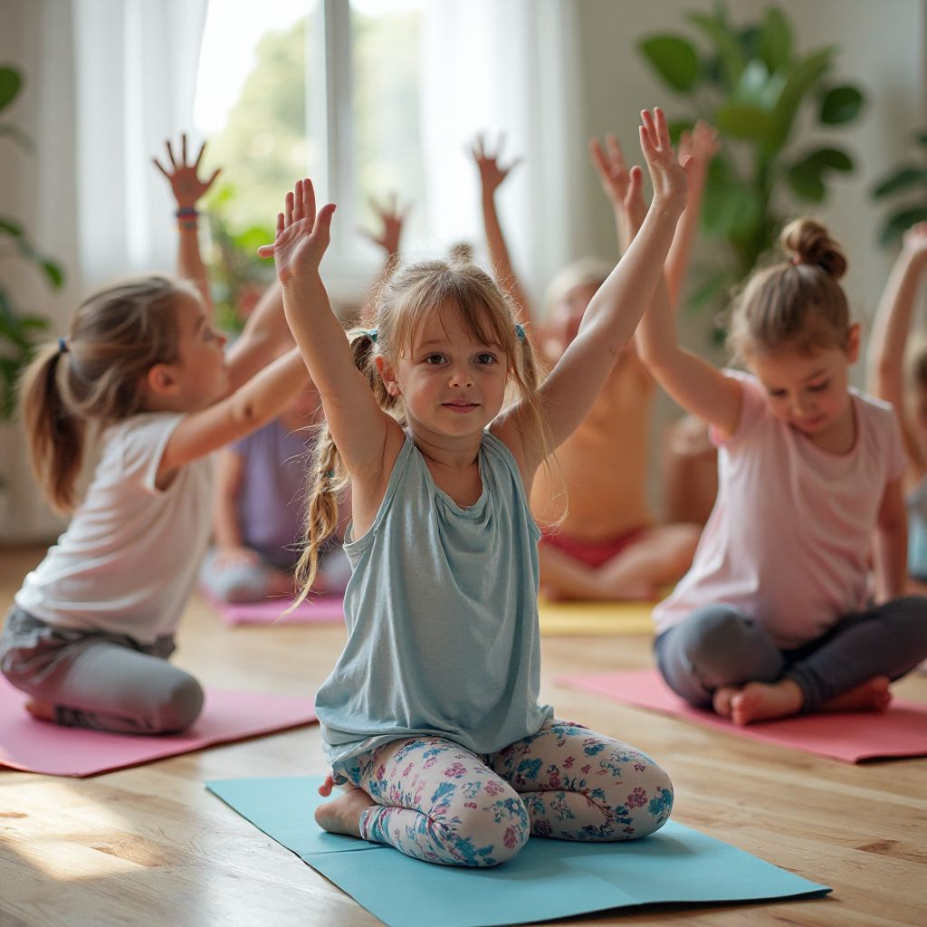 Kids and family yoga class